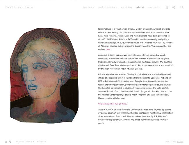 Site Web de l'auteur de Faith McClure