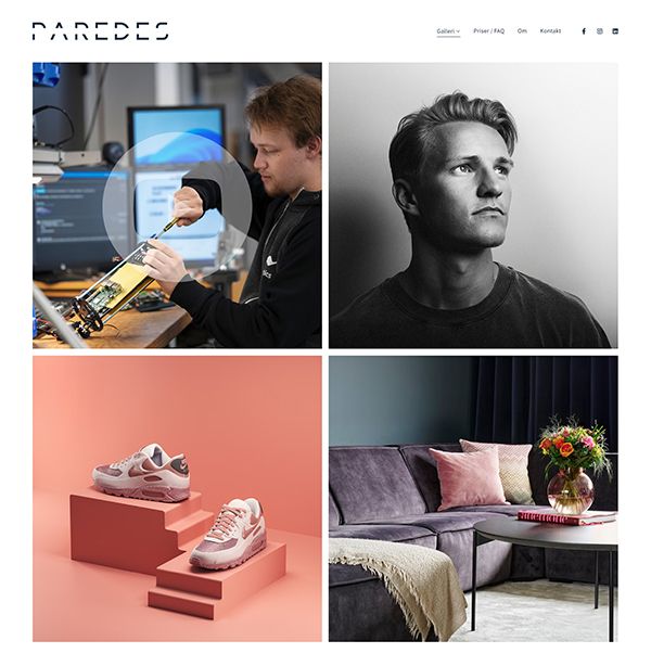 André Ormset-Paredes Portfolio Website Examples