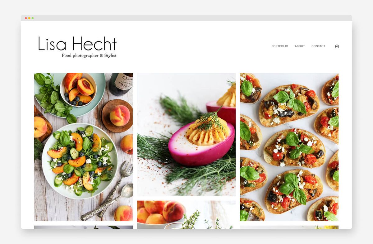 Lisa Hecht - Portfólio de fotógrafa de alimentos