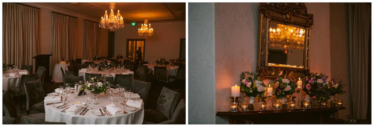 Wedding reception setup at Gunners Barracks Mosman