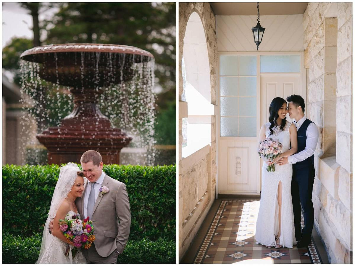 Wedding photos at Curzon Hall.