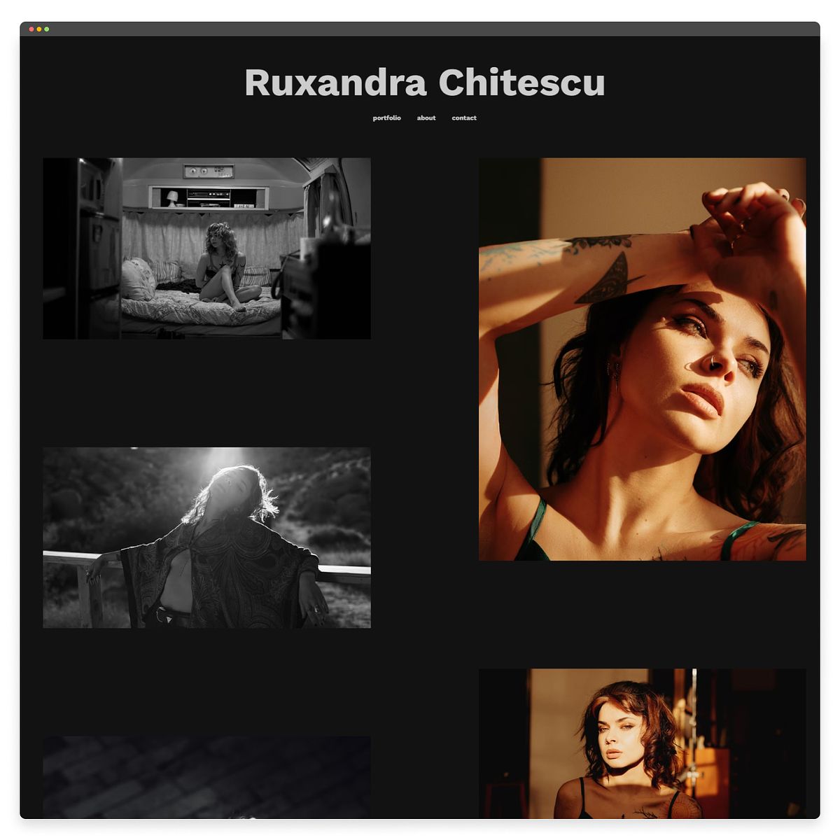 Ruxandra's online portfolio