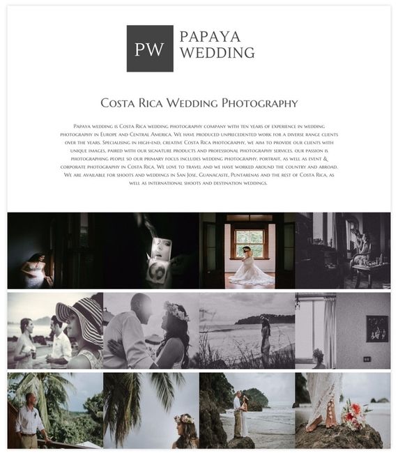 Portafolio de fotografía de boda Papaya Wedding