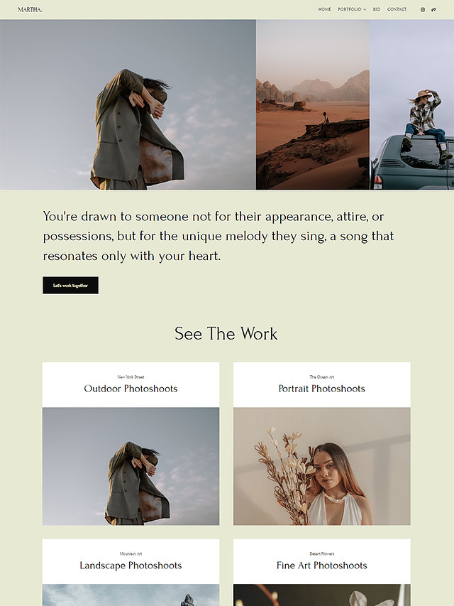 Photography Website Templates | Pixpa