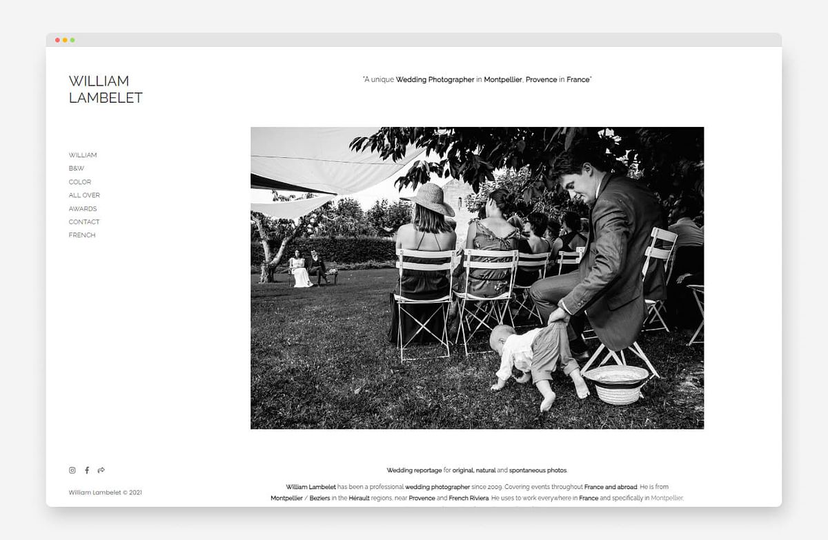 William Lambelet - Black and White Photographer Portfolio